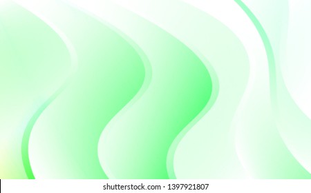 Template Background With Wave Geometric Shape. For Your Design Wallpaper, Presentation, Banner, Flyer, Cover Page, Landing Page. Colorful Vector Illustration.