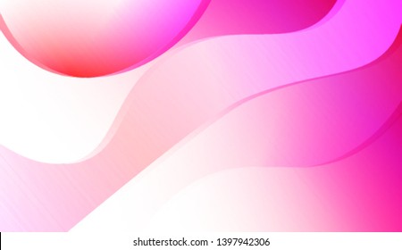 Template Background With Wave Geometric Shape. For Design, Presentation, Business. Colorful Vector Illustration.