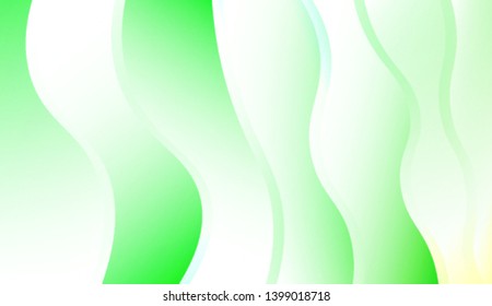Template Background With Wave Geometric Shape. For Your Design Wallpaper, Presentation, Banner, Flyer, Cover Page, Landing Page. Colorful Vector Illustration.