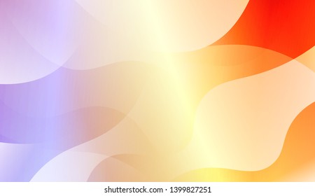 Template Background With Wave Geometric Shape. For Design, Presentation, Business. Vector Illustration with Color Gradient