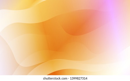 Template Background With Wave Geometric Shape. For Design, Presentation, Business. Vector Illustration with Color Gradient