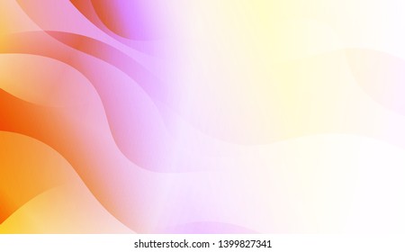 Template Background With Wave Geometric Shape. For Design, Presentation, Business. Vector Illustration with Color Gradient