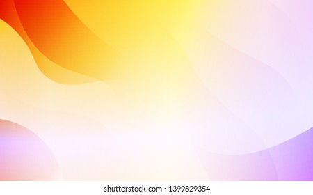 Template Background With Wave Geometric Shape. For Design, Presentation, Business. Vector Illustration with Color Gradient