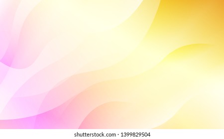 Template Background With Wave Geometric Shape. For Design, Presentation, Business. Vector Illustration with Color Gradient
