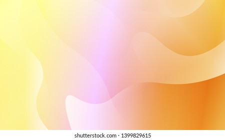 Template Background With Wave Geometric Shape. For Design, Presentation, Business. Vector Illustration with Color Gradient