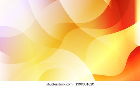 Template Background With Wave Geometric Shape. For Design, Presentation, Business. Vector Illustration with Color Gradient