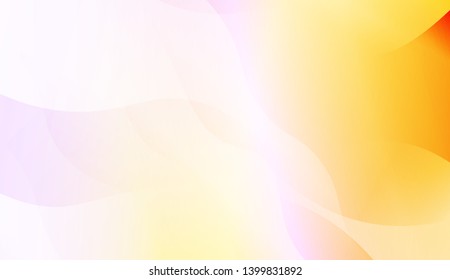 Template Background With Wave Geometric Shape. For Design, Presentation, Business. Vector Illustration with Color Gradient