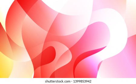 Template Background With Wave Geometric Shape. For Design, Presentation, Business. Colorful Vector Illustration.