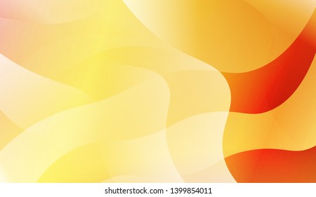 Template Background With Wave Geometric Shape. For Design, Presentation, Business. Vector Illustration with Color Gradient