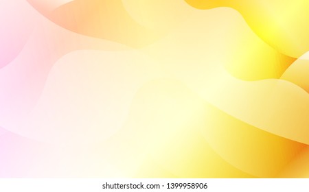 Template Background With Wave Geometric Shape. For Design, Presentation, Business. Vector Illustration with Color Gradient