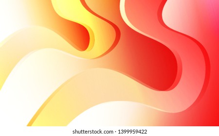 Template Background With Wave Geometric Shape. For Design, Presentation, Business. Colorful Vector Illustration.