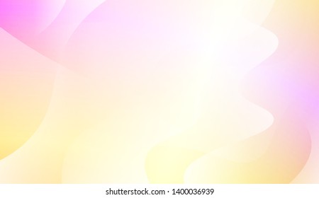 Template Background With Wave Geometric Shape. For Design, Presentation, Business. Vector Illustration with Color Gradient