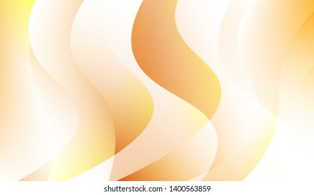 Template Background With Wave Geometric Shape. For Your Design Wallpaper, Presentation, Banner, Flyer, Cover Page, Landing Page. Colorful Vector Illustration.