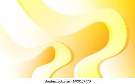 Template Background With Wave Geometric Shape. For Your Design Wallpaper, Presentation, Banner, Flyer, Cover Page, Landing Page. Colorful Vector Illustration.