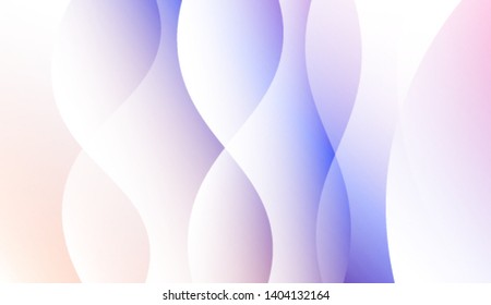 Template Background With Wave Geometric Shape. For Your Design Wallpaper, Presentation, Banner, Flyer, Cover Page, Landing Page. Colorful Vector Illustration.