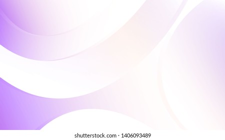 Template Background With Wave Geometric Shape. For Your Design Wallpaper, Presentation, Banner, Flyer, Cover Page, Landing Page. Colorful Vector Illustration.