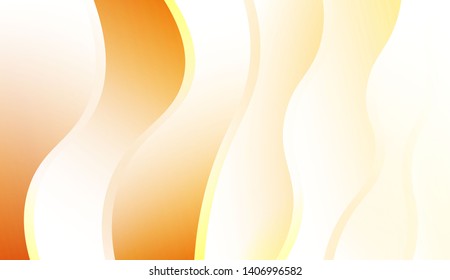 Template Background With Wave Geometric Shape. For Your Design Wallpaper, Presentation, Banner, Flyer, Cover Page, Landing Page. Colorful Vector Illustration.