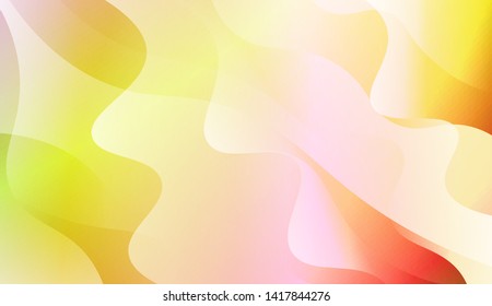 Template Background With Wave Geometric Shape. For Design, Presentation, Business. Vector Illustration with Color Gradient