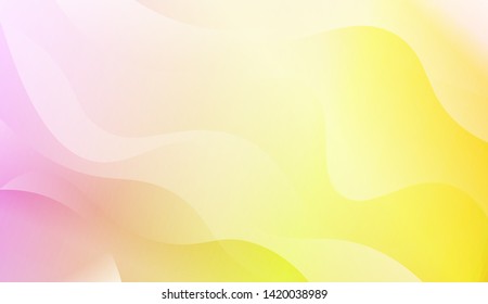 Template Background With Wave Geometric Shape. For Design, Presentation, Business. Vector Illustration with Color Gradient