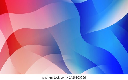 Template Background With Wave Geometric Shape. For Design, Presentation, Business. Vector Illustration with Color Gradient