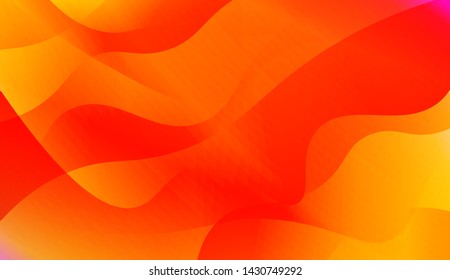 Template Background With Wave Geometric Shape. For Design, Presentation, Business. Vector Illustration with Color Gradient