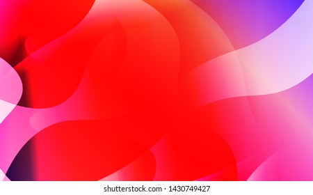 Template Background With Wave Geometric Shape. For Design, Presentation, Business. Vector Illustration with Color Gradient
