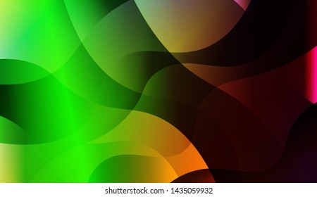 Template Background With Wave Geometric Shape. For Design, Presentation, Business. Vector Illustration with Color Gradient