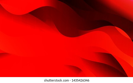 Template Background With Wave Geometric Shape. For Design, Presentation, Business. Vector Illustration with Color Gradient