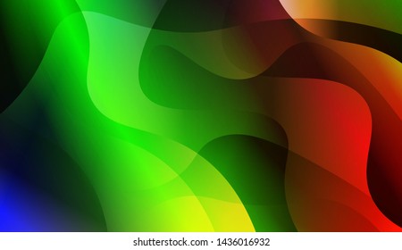 Template Background With Wave Geometric Shape. For Design, Presentation, Business. Vector Illustration with Color Gradient
