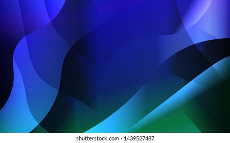Template Background With Wave Geometric Shape. For Design, Presentation, Business. Vector Illustration with Color Gradient