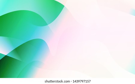 Template Background With Wave Geometric Shape. For Design, Presentation, Business. Vector Illustration with Color Gradient