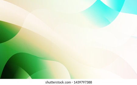 Template Background With Wave Geometric Shape. For Design, Presentation, Business. Vector Illustration with Color Gradient