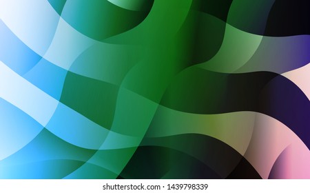 Template Background With Wave Geometric Shape. For Design, Presentation, Business. Vector Illustration with Color Gradient