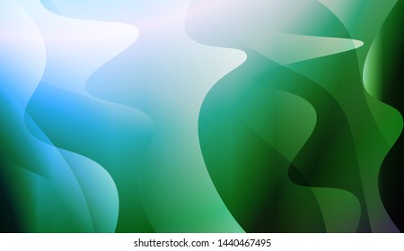 Template Background With Wave Geometric Shape. For Design, Presentation, Business. Vector Illustration with Color Gradient