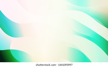 Template Background With Wave Geometric Shape. For Design, Presentation, Business. Vector Illustration with Color Gradient
