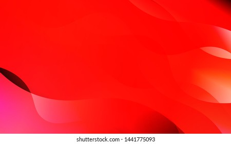 Template Background With Wave Geometric Shape. For Design, Presentation, Business. Vector Illustration with Color Gradient