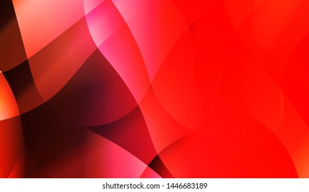 Template Background With Wave Geometric Shape. For Design, Presentation, Business. Vector Illustration with Color Gradient