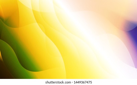 Template Background With Wave Geometric Shape. For Design, Presentation, Business. Vector Illustration with Color Gradient