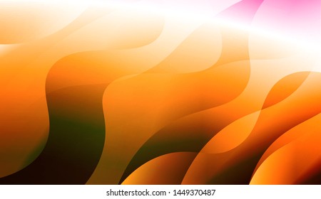 Template Background With Wave Geometric Shape. For Design, Presentation, Business. Vector Illustration with Color Gradient