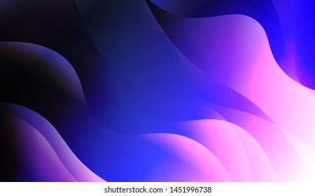 Template Background With Wave Geometric Shape. For Design, Presentation, Business. Vector Illustration with Color Gradient