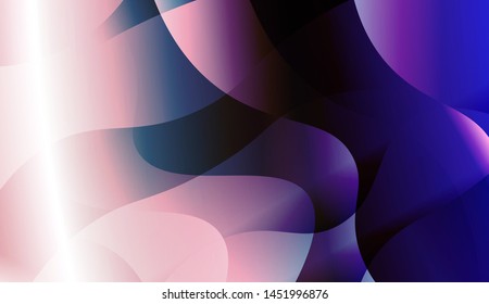 Template Background With Wave Geometric Shape. For Design, Presentation, Business. Vector Illustration with Color Gradient