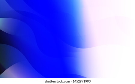 Template Background With Wave Geometric Shape. For Design, Presentation, Business. Vector Illustration with Color Gradient