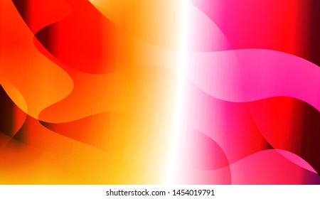 Template Background With Wave Geometric Shape. For Design, Presentation, Business. Vector Illustration with Color Gradient