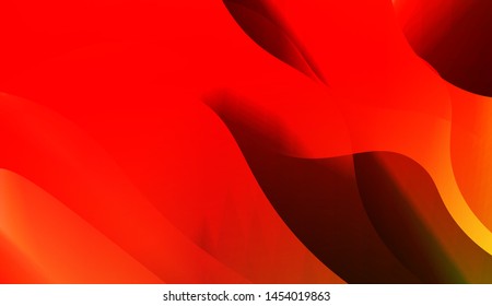 Template Background With Wave Geometric Shape. For Design, Presentation, Business. Vector Illustration with Color Gradient