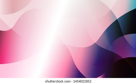 Template Background With Wave Geometric Shape. For Design, Presentation, Business. Vector Illustration with Color Gradient