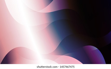 Template Background With Wave Geometric Shape. For Design, Presentation, Business. Vector Illustration with Color Gradient