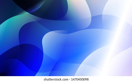 Template Background With Wave Geometric Shape. For Design, Presentation, Business. Vector Illustration with Color Gradient
