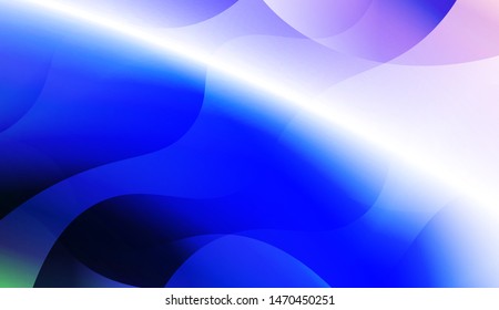 Template Background With Wave Geometric Shape. For Design, Presentation, Business. Vector Illustration with Color Gradient