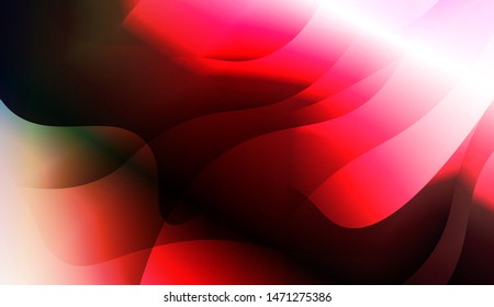 Template Background With Wave Geometric Shape. For Design, Presentation, Business. Vector Illustration with Color Gradient