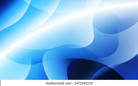 Template Background With Wave Geometric Shape. For Design, Presentation, Business. Vector Illustration with Color Gradient